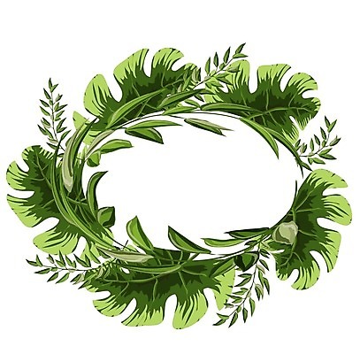 EPS 해외이미지 나무 식물 배너 백그라운드 잎 일러스트 자연 프레임 사람없음 초록색 여름 숲 에코 유기농 해외202004 해외일러스트 웰빙 계절 컬러 환경 생태계 파일형식 벡터 이미지허브