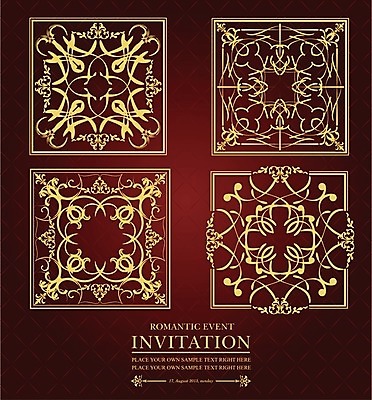 EPS 해외이미지 디자인 일러스트 프레임 사람없음 장식 빈티지 고급 우아함 바로크 빅토리아 해외202004 해외일러스트 컨셉 파일형식 벡터 이미지허브