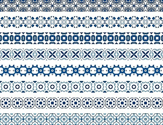 EPS 해외이미지 전통 디자인 패턴 일러스트 벽지 추상 장식 파란색 세트 흰색 4 포르투갈 타일 묘사 정사각형 모자이크 스페인어 아라베스크 엘리먼트 튀니지 해외202004 해외일러스트 도형 유럽 컬러 무늬 아프리카 숫자 파일형식 벡터 이미지허브