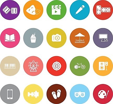 EPS 해외이미지 음악 인터넷 일러스트 놀이 요리 책 장난감 카메라 자전거 사진촬영 페인트 게임 플랫 영화관 극장 필름 심볼 마이크 사인 회전목마 노래방 오페라 해외202004 해외일러스트 음향기기 문화예술 전자제품 바이크 촬영 놀이기구 파일형식 벡터 이미지허브