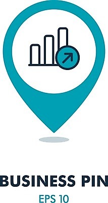 EPS 해외이미지 화살표 일러스트 비즈니스 그래프 사람없음 인포그래픽 정보 막대그래프 위치 GPS 민트색 해외202004 해외일러스트 컬러 파일형식 벡터 이미지허브