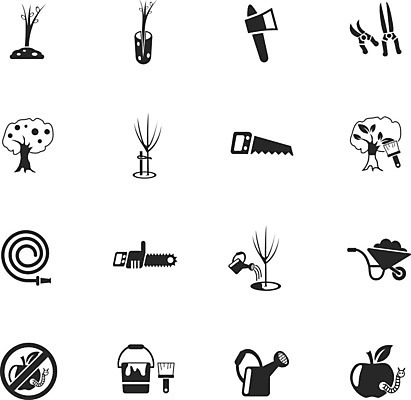 EPS 해외이미지 나무 일러스트 흙 수레 물뿌리개 붓 벌레 사과 양동이 심볼 물주기 원예 라임 도끼 호스 가터벨트 묘목 해외202004 해외일러스트 식물 곤충 과일 모션 취미 카트 벨트 파일형식 벡터 이미지허브