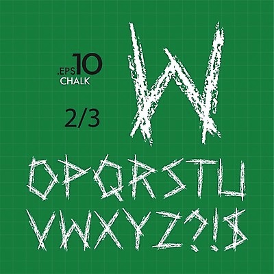 EPS 해외이미지 클립아트 편집 캐릭터 디자인 알파벳 선 백그라운드 일러스트 텍스트 학교 추상 미술 타이포그라피 초록색 단어 세트 칠판 흰색 10 편지 수집 심볼 사인 분필 타입 고립 해외202004 해외일러스트 일러캐릭터 문자 영어 교육 컬러 무늬 문화예술 숫자 초크 파일형식 벡터 이미지허브