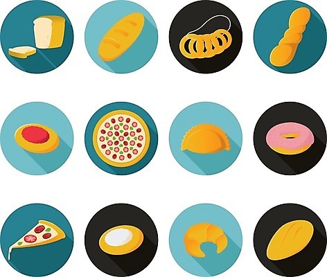 EPS 해외이미지 디자인 실루엣 음식 빵 조각 일러스트 치즈 피자 샌드위치 그래픽 세트 케이크 식당 웹 햄버거 플랫 도넛 먹기 심볼 사인 속도 메뉴 베이글 덩어리 점심식사 고립 해로움 해외202004 해외일러스트 컨셉 인터넷 모션 디저트 유제품 패스트푸드 서양음식 촬영기법 상점 식사 파일형식 벡터 이미지허브