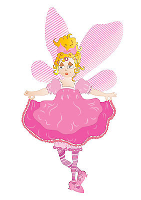 EPS 해외이미지 1 드레스 여자 분홍색 신발 일러스트 요정 미술 사람 세로 꿈 그림 예술가 소원 공상 마법 고립 인공 해외202004 해외일러스트 옷 컬러 문화예술 파일형식 벡터 이미지허브