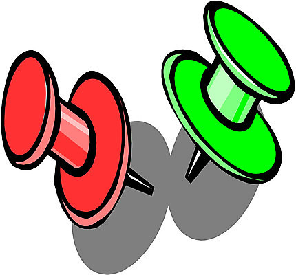 EPS 해외이미지 종이 백그라운드 일러스트 그림자 빨간색 초록색 빛 사무실 금속 쪽지 엄지손가락 플라스틱 방향 싱글 클립 날카로움 고립 해외202004 해외일러스트 컬러 비즈니스 손가락 재질 파일형식 벡터 이미지허브