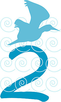 EPS 클립아트 문자 기호 교육 2 일러스트 글꼴 교과목 조류 사람없음 픽토그램 숫자 아라비아숫자 아라비아 수학교육 국내일러스트 동물 수학 파일형식 벡터