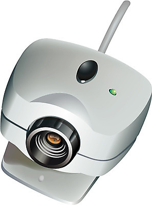 EPS 클립아트 일러스트 정보기술 사람없음 전자제품 컴퓨터 카메라 가전제품 화상 화상카메라 국내일러스트 기술 상처 파일형식 벡터