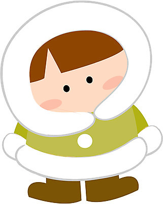 EPS 클립아트 어린이 외국문화 일러스트 한명 사람 극지방 북극 에스키모 어린이만 국내일러스트 1 문화 지역 파일형식 벡터