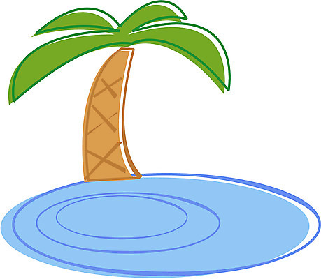 EPS 클립아트 나무 식물 일러스트 사람없음 물 야자수 사막 오아시스 국내일러스트 자연요소 파일형식 벡터