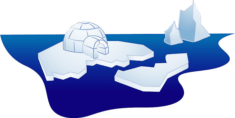 EPS 클립아트 시설물 건축 바다 외국문화 고건축 일러스트 사람없음 야외 얼음 극지방 북극 빙하 이글루 북극건축 국내일러스트 자연요소 건축물 문화 해외건축 지역 파일형식 벡터