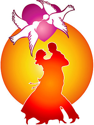 EPS 클립아트 직업 여자 남자 일러스트 사람 두명 축제 댄서 하트 춤 백조 거위 스포츠댄서 국내일러스트 모양 조류 문화예술 파일형식 벡터