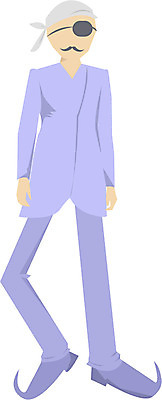 EPS 클립아트 옷 남자 일러스트 가면 한명 사람 분장 축제 해적 해적의상 축제의상 남자만 남자한명만 국내일러스트 1 도둑 파일형식 벡터