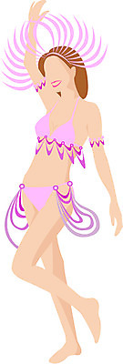 EPS 클립아트 직업 옷 여자 일러스트 한명 사람 20대 성인 축제 댄서 삼바 삼바축제 축제의상 여자만 여자한명만 성인여자만 청년만 청년여자만 성인한명만 청년여자한명만 성인여자한명만 성인만 국내일러스트 1 청년 파일형식 벡터