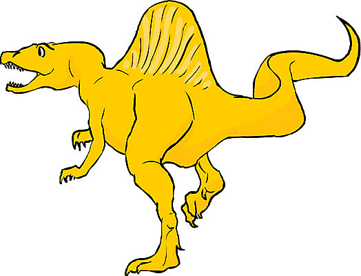 EPS 클립아트 동물 척추동물 한마리 일러스트 파충류 사람없음 공룡 과거 화석 스피노사우루스 국내일러스트 1 컨셉 파일형식 벡터