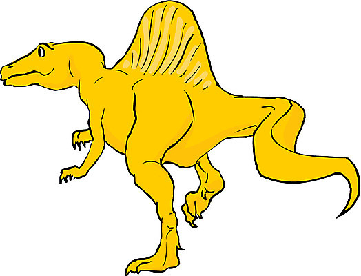 EPS 클립아트 동물 척추동물 한마리 일러스트 파충류 사람없음 공룡 과거 화석 스피노사우루스 국내일러스트 1 컨셉 파일형식 벡터