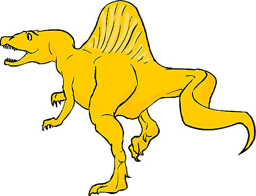 EPS 클립아트 동물 척추동물 한마리 일러스트 파충류 사람없음 공룡 과거 화석 스피노사우루스 국내일러스트 1 컨셉 파일형식 벡터