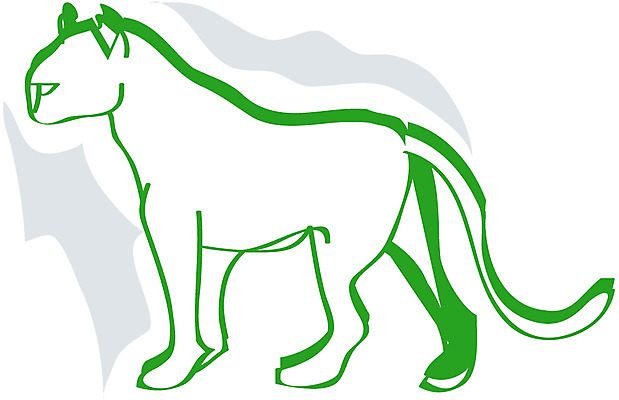 EPS 클립아트 동물 일러스트 포유류 사람없음 퓨마 국내일러스트 파일형식 벡터