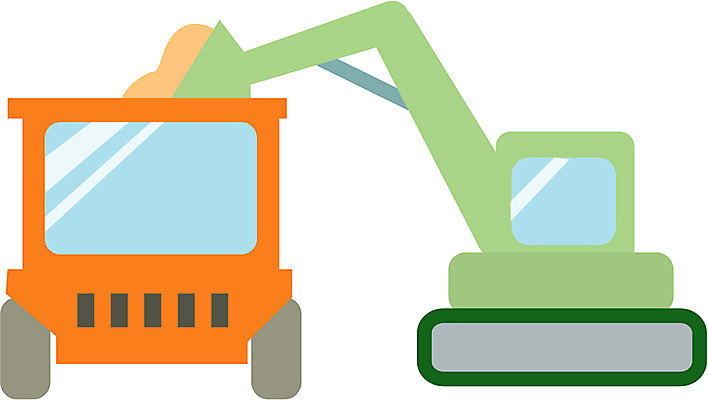 EPS 클립아트 시설물 건축 산업 일러스트 노동자 건설업 공사 사람없음 포크레인 중공업 국내일러스트 직업 건축물 중장비 파일형식 벡터