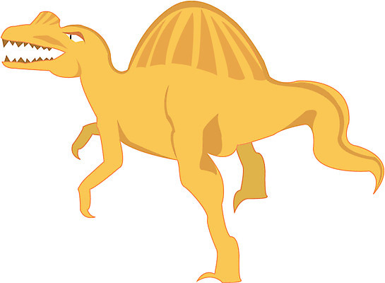 EPS 클립아트 동물 척추동물 한마리 일러스트 파충류 사람없음 공룡 과거 화석 스피노사우루스 국내일러스트 1 컨셉 파일형식 벡터