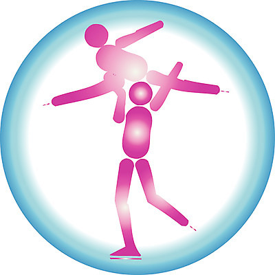 EPS 클립아트 스포츠 일러스트 겨울스포츠 사람없음 피규어 스케이트 스케이팅 피겨스케이팅 복식 더블 국내일러스트 스포츠용품 미니어처 파일형식 벡터