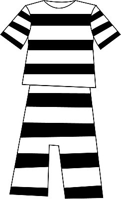 EPS 클립아트 옷 일러스트 사람없음 죄수복 국내일러스트 파일형식 벡터