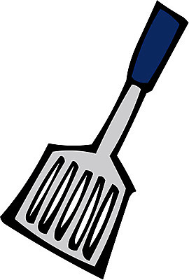 EPS 클립아트 생활용품 일러스트 주방용품 사람없음 부침개 뒤지개 국내일러스트 한식 오브젝트 파일형식 벡터