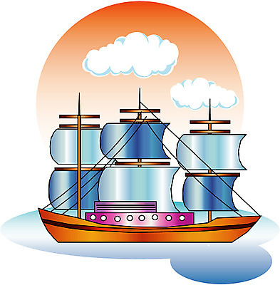 EPS 주간 클립아트 구름 바다 수상교통 일러스트 자연 사람없음 야외 유람선 크루즈 돛 쾌속선 선박 국내일러스트 자연요소 교통수단 배_교통 생태계 파일형식 벡터