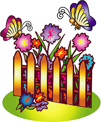 EPS 주간 클립아트 동물 시설물 현대건축 건축 꽃 여러송이 나비 곤충 두마리 꽃밭 절지류 일러스트 사람없음 야외 울타리 담장 컬러풀 비행 건축부분 화단 나무담장 국내일러스트 자연요소 식물 건축물 컬러 다수 2 파일형식 벡터