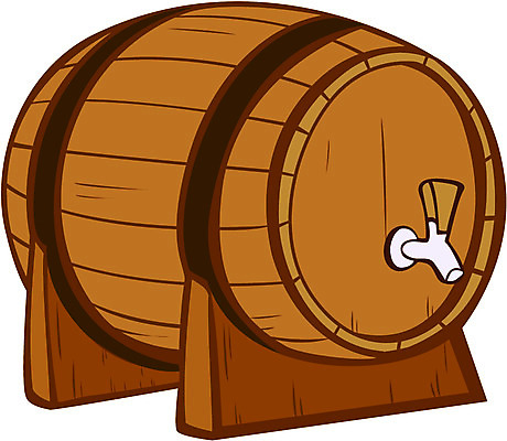EPS 나무 생활용품 일러스트 맥주 통 사람없음 술통 국내일러스트 식물 주류 오브젝트 파일형식 벡터