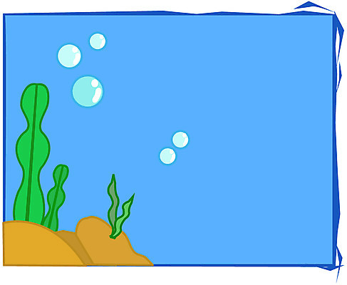 EPS 클립아트 바다 일러스트 자연 풍경 사람없음 물 심해 바닷속 해저 거품 물방울 해조류 미역 국내일러스트 자연요소 수중 해양식물 생태계 파일형식 벡터