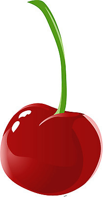 EPS 클립아트 식물 과일 일러스트 사람없음 농작물 앵두 국내일러스트 열매 농업 파일형식 벡터