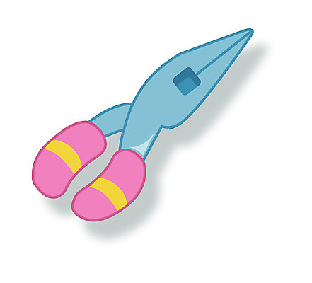 EPS 클립아트 일러스트 사람없음 도구 공구 오브젝트 펜치 라디오펜치 롱로우즈 국내일러스트 파일형식 벡터