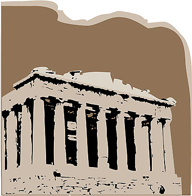 EPS 클립아트 시설물 건축 고건축 일러스트 유럽건축 신전 사람없음 건물 기둥 그리스 성전 파르테논신전 도리아식 국내일러스트 건축물 유럽 서양건축 파일형식 벡터