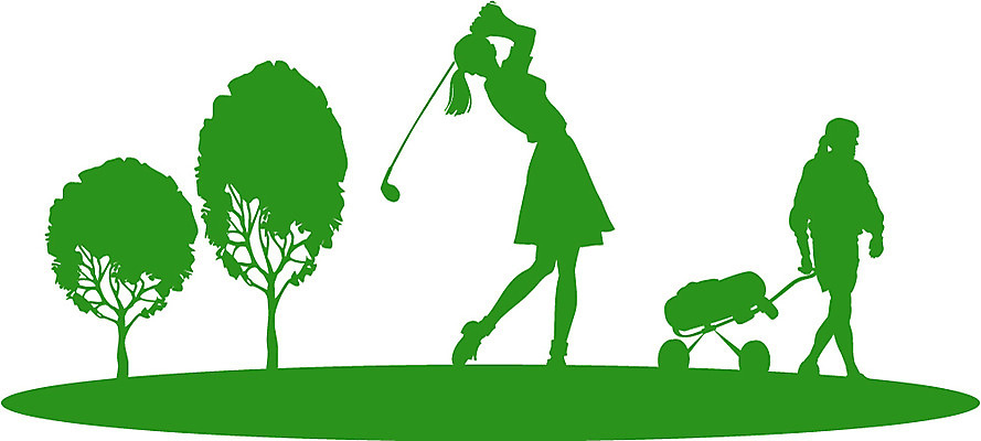 EPS 클립아트 여자 실루엣 스포츠 골프 일러스트 필드 사람 야외 두명 레포츠 구기 골프채 스윙 샷 여자만 국내일러스트 포즈 자세 레저 골프용품 촬영기법 파일형식 벡터