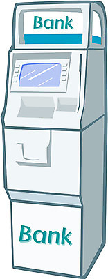 EPS 클립아트 일러스트 사람없음 컴퓨터 모니터 사무용품 기계 은행 ATM 인터넷뱅킹 자판기 국내일러스트 문구용품 금융 전자제품 파일형식 벡터