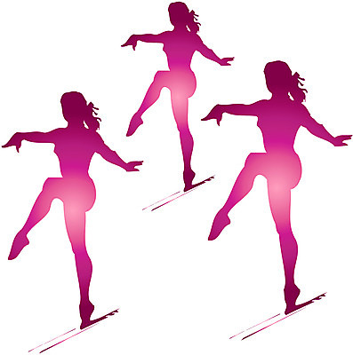 EPS 클립아트 여자 스포츠 일러스트 사람 세명 운동 체조 마루운동 여자만 국내일러스트 건강 파일형식 벡터