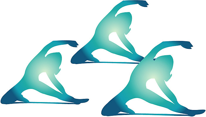 EPS 클립아트 여자 스포츠 일러스트 사람 세명 운동 체조 마루운동 여자만 국내일러스트 건강 파일형식 벡터