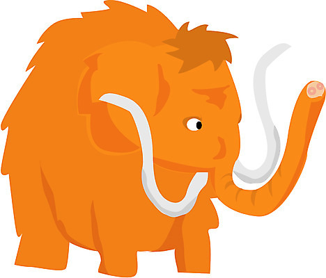 EPS 클립아트 동물 척추동물 일러스트 포유류 사람없음 수컷 멸종위기동물 매머드 구석기시대동물 국내일러스트 멸종위기종 구석기시대 파일형식 벡터