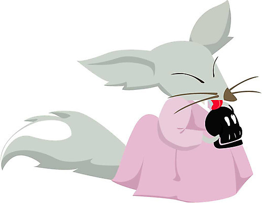 EPS 클립아트 동물 척추동물 육지동물 일러스트 포유류 사람없음 유령 여우 구미호 소복 국내일러스트 파일형식 벡터