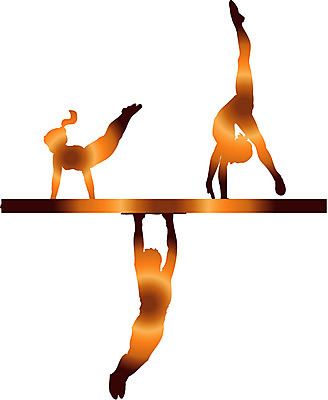 EPS 클립아트 여자 스포츠 일러스트 사람 세명 운동 체조 기계체조 여자만 국내일러스트 건강 파일형식 벡터