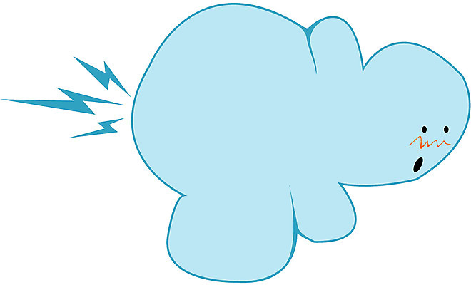 EPS 자연요소 클립아트 구름 일러스트 자연현상 자연 사람없음 여름 번개 방귀 국내일러스트 계절 날씨 생태계 생리현상 파일형식 벡터