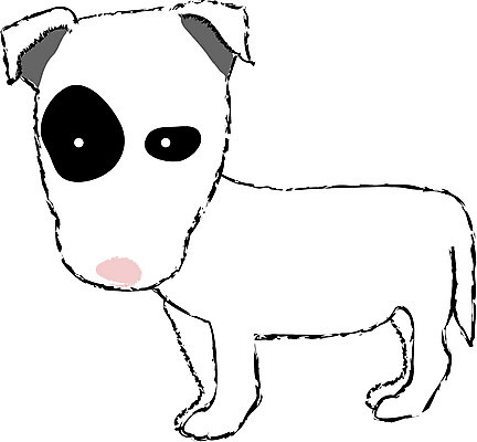 EPS 클립아트 동물 척추동물 캐릭터 한마리 육지동물 일러스트 포유류 놀이 사람없음 반려동물 개 강아지 바둑이 일러캐릭터 1 파일형식 벡터