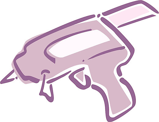 EPS 일러스트 사람없음 장비 도구 공구 오브젝트 글루건 접착제 국내일러스트 풀_접착제 파일형식 벡터