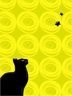 EPS 클립아트 동물 척추동물 육지동물 나비 일러스트 포유류 사람없음 반려동물 고양이 애완 국내일러스트 곤충 파일형식 벡터