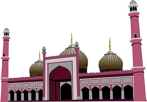 EPS 클립아트 시설물 건축물 건축 외국문화 고건축 일러스트 사람없음 동양건축 모스크 인도문화 인도건축 국내일러스트 동양문화 문화 인도_나라 이슬람교 파일형식 벡터 동양