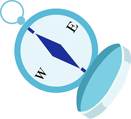 EPS 시계 생활용품 일러스트 사람없음 시곗바늘 나침반 오브젝트 동서남북 국내일러스트 방향 파일형식 벡터