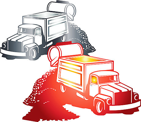 EPS 클립아트 산업 육상교통 교통 일러스트 자동차 사람없음 트럭 짐 운송업 짐차 덤프트럭 대형 덤프 국내일러스트 교통수단 파일형식 벡터