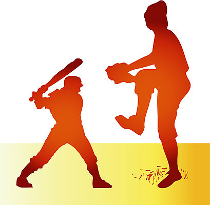 EPS 클립아트 남자 스포츠 일러스트 사람 두명 구기 야구 타자 투수 피칭 남자만 국내일러스트 야구선수 파일형식 벡터