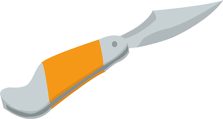 EPS 일러스트 사람없음 장비 도구 공구 칼 오브젝트 잭나이프 국내일러스트 파일형식 벡터